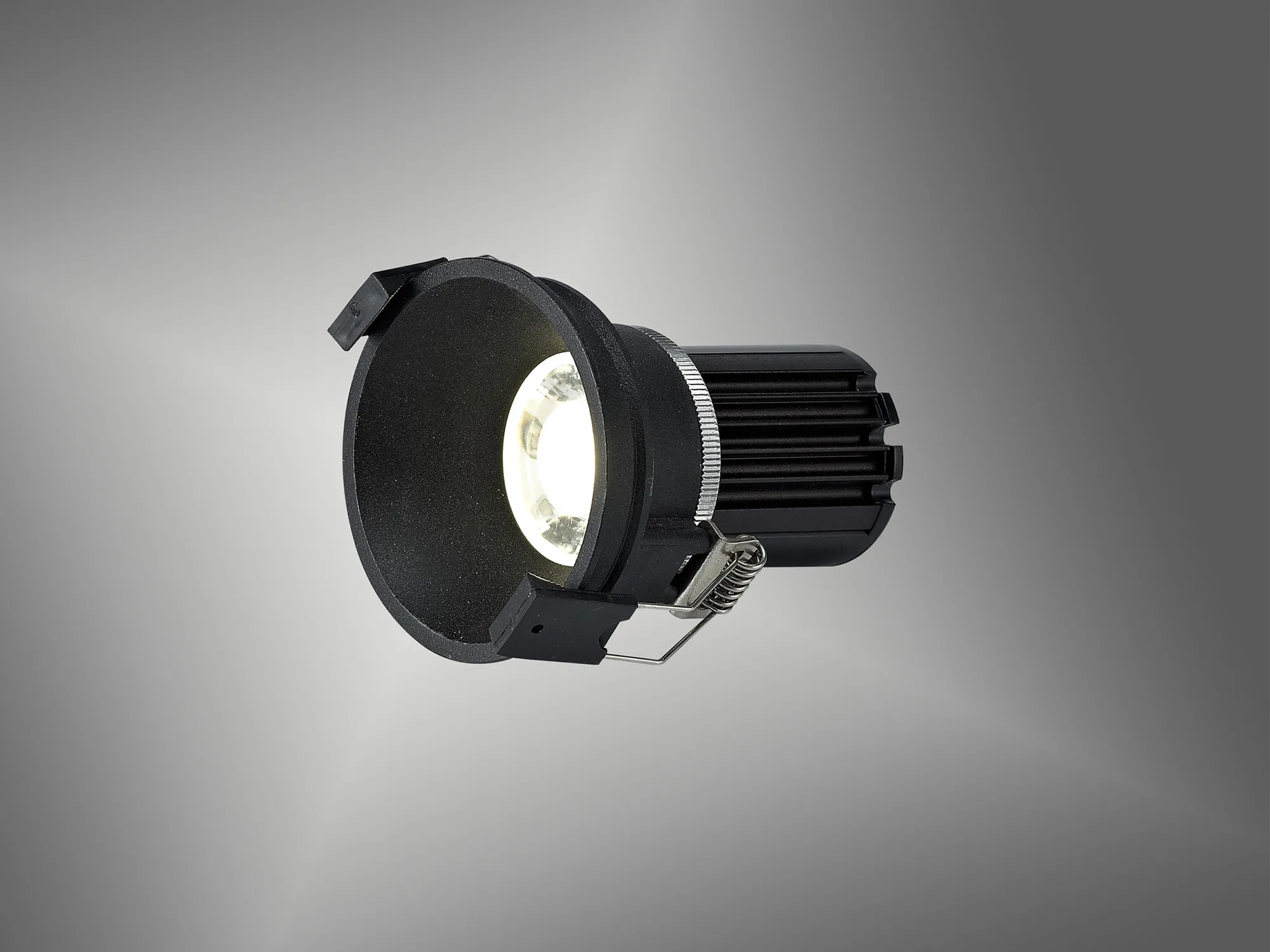 Bania 10 Tridonic Powered 10W 2700K 710lm 36° CRI>90 LED Engine Black Fixed Recessed Spotlight, IP20 DM200891  Dlux Bania 10